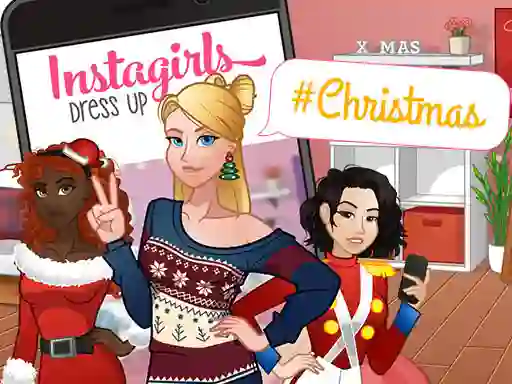 Trò chơi InstaGirls Christmas Dress Up trực tuyến