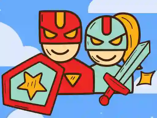 Trò chơi Super Warrior Match 3 trực tuyến