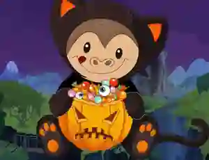 Trò chơi Halloween Monkey Jumper trực tuyến