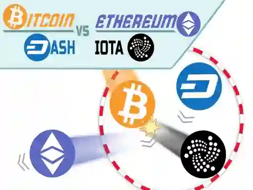 Trò chơi Bitcoin vs Ethereum trực tuyến