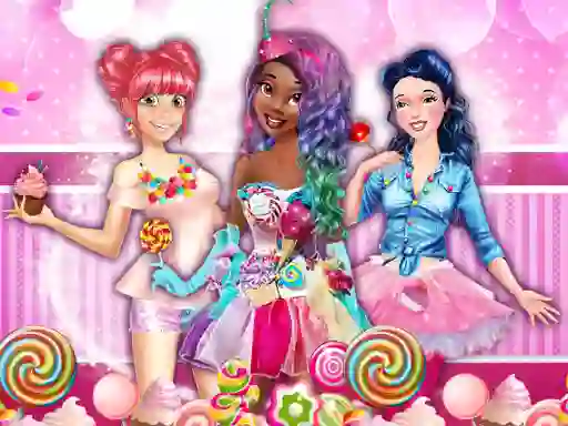 Trò chơi Sweet Party With Princesses trực tuyến