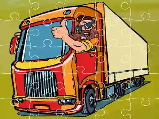 Trò chơi Semi Trucks Jigsaw trực tuyến