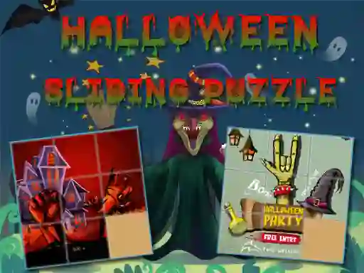 Trò chơi Halloween Sliding Puzzle trực tuyến