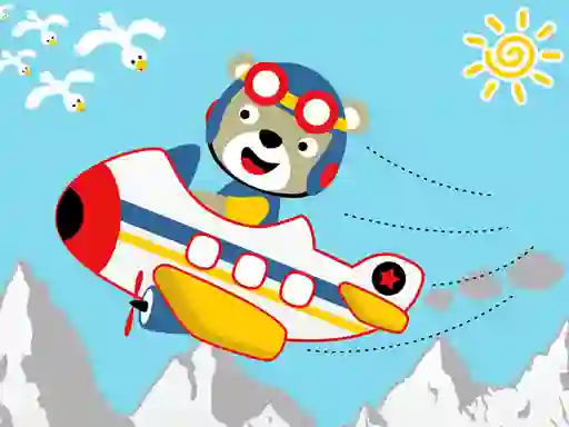 Trò chơi Friendly Airplanes For Kids Coloring trực tuyến