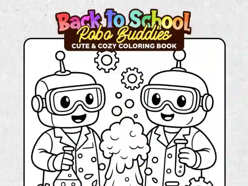 Trò chơi Back to School: Robot Coloring Book trực tuyến