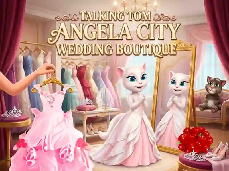 Trò chơi Talking Tom Angela City Wedding Boutique trực tuyến