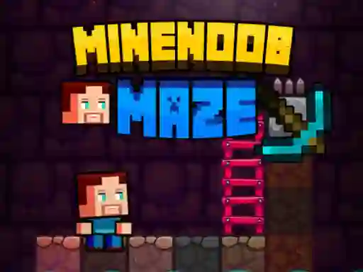 Trò chơi MineNoob Maze trực tuyến