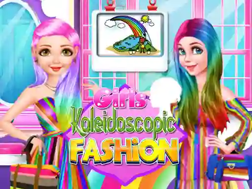 Trò chơi Girls Kaleidoscopic Fashion trực tuyến