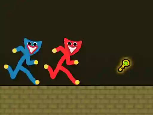 Trò chơi Red and Blue Stickman Huggy trực tuyến