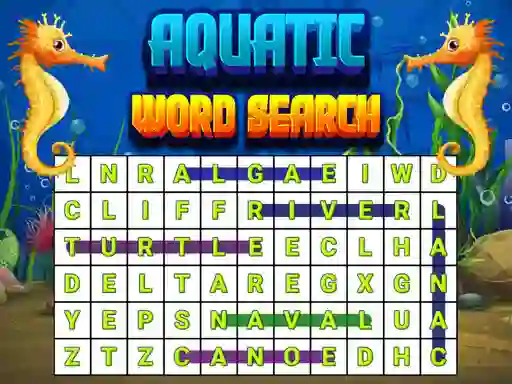 Trò chơi Aquatic Word Search trực tuyến