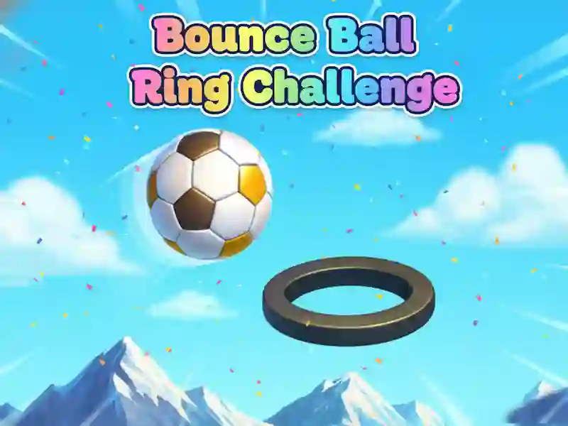 Trò chơi Bounce Ball Ring Challenge trực tuyến