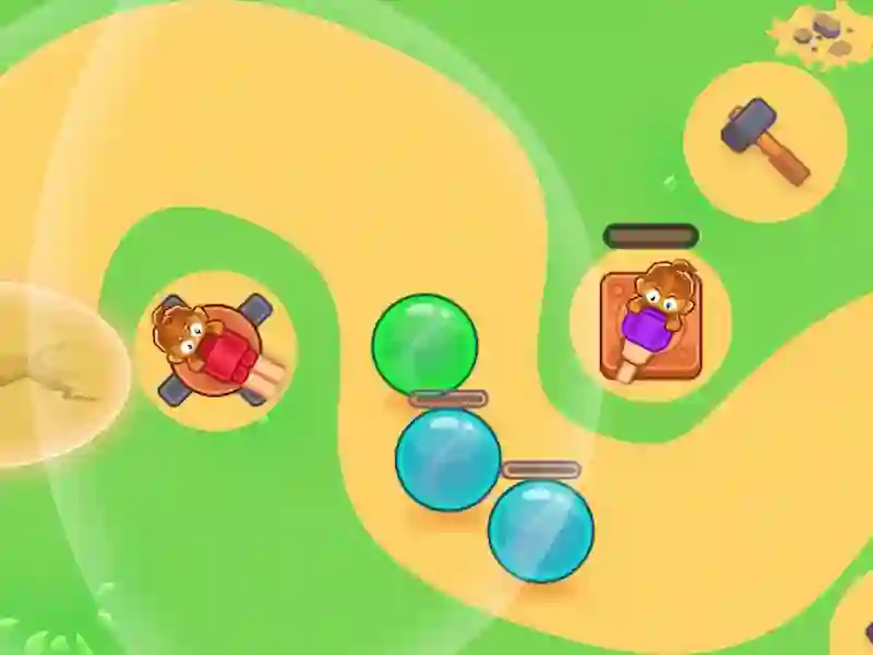 Trò chơi Monkey Bubble Defense trực tuyến
