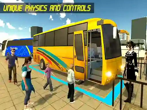Trò chơi Modern Bus Parking Advance Bus trực tuyến