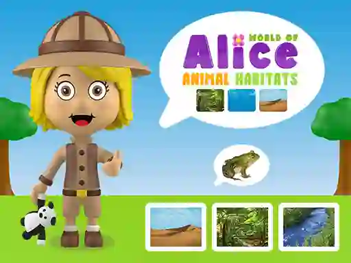 Trò chơi World of Alice Animal Habitats trực tuyến