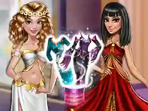 Trò chơi Dolly Princess vs. Villain Dress Up trực tuyến