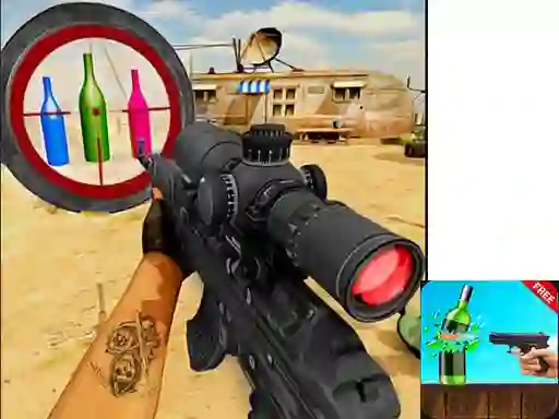 Trò chơi Sniper Bottle Shooting trực tuyến