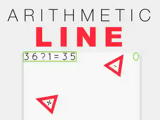 Trò chơi Arithmetic line trực tuyến