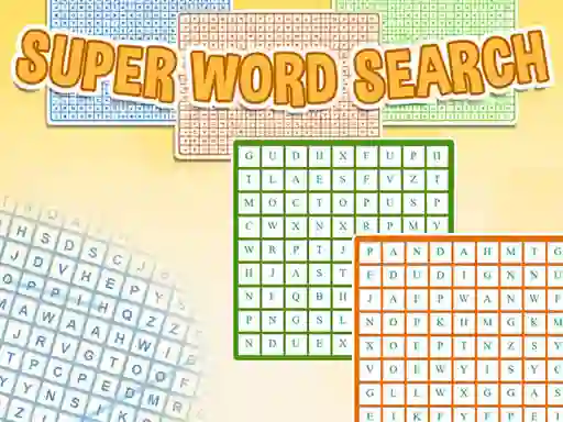 Trò chơi Super Word Search trực tuyến