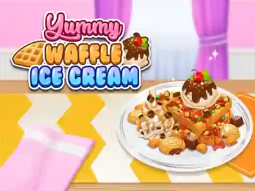 Trò chơi Yummy Waffle Ice Cream trực tuyến