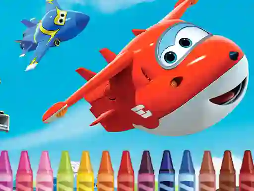 Trò chơi Superwings Coloring trực tuyến