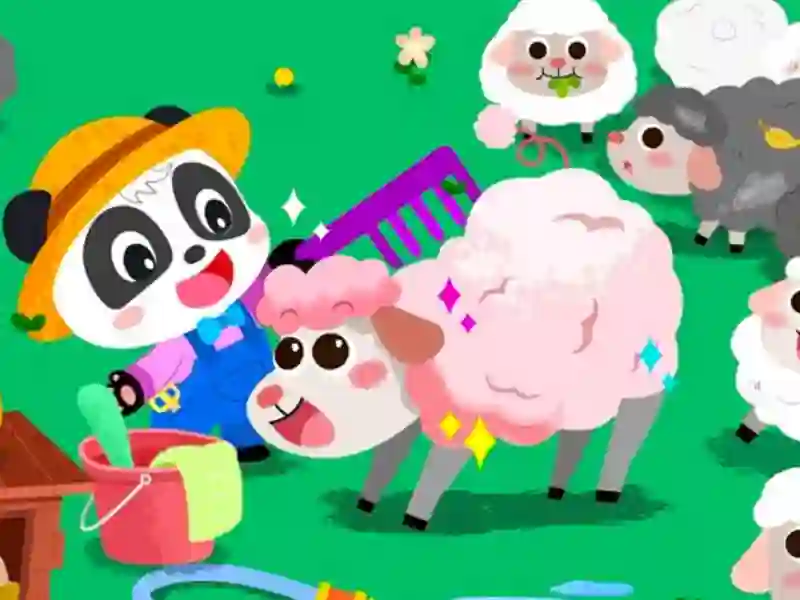 Trò chơi Baby Panda Animal Farm trực tuyến