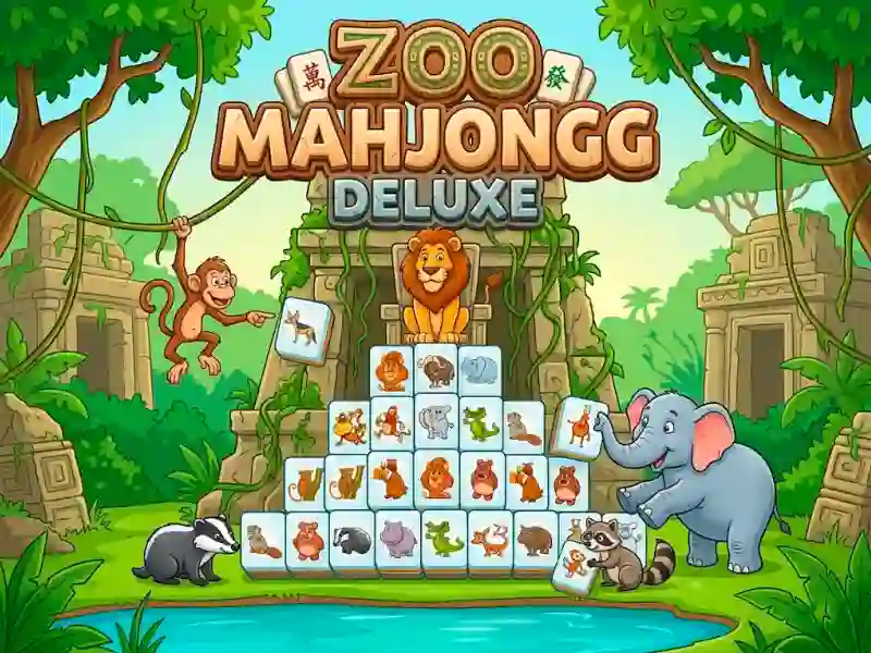 Trò chơi Zoo Mahjongg Deluxe trực tuyến