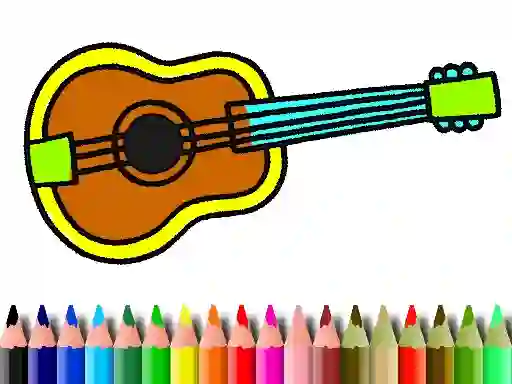 Trò chơi Back To School: Music Instrument Coloring Book trực tuyến