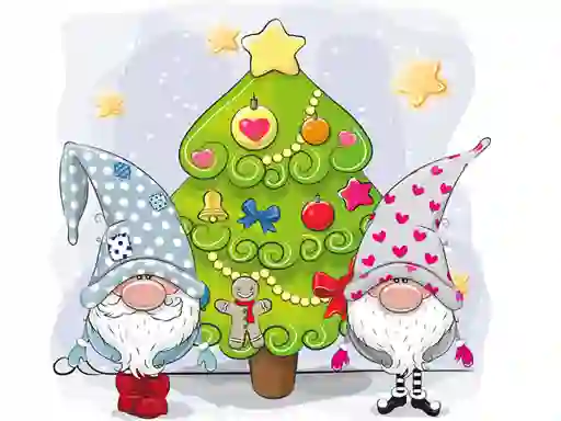 Trò chơi Cute Gnomes Hidden Stars trực tuyến