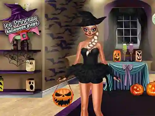 Trò chơi Ice Queen Halloween Party trực tuyến