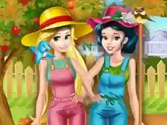 Trò chơi Princesses Working In the Garden trực tuyến