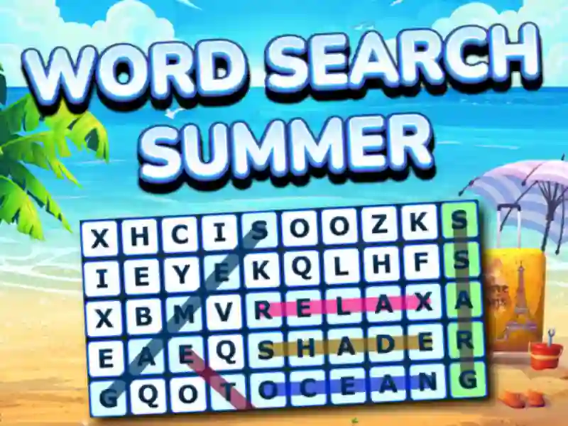 Trò chơi Word Search Summer trực tuyến