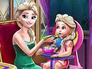 Trò chơi Ice Queen Toddler Feed trực tuyến