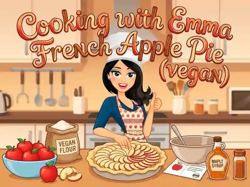 Trò chơi Cooking with Emma French Apple Pie vegan trực tuyến