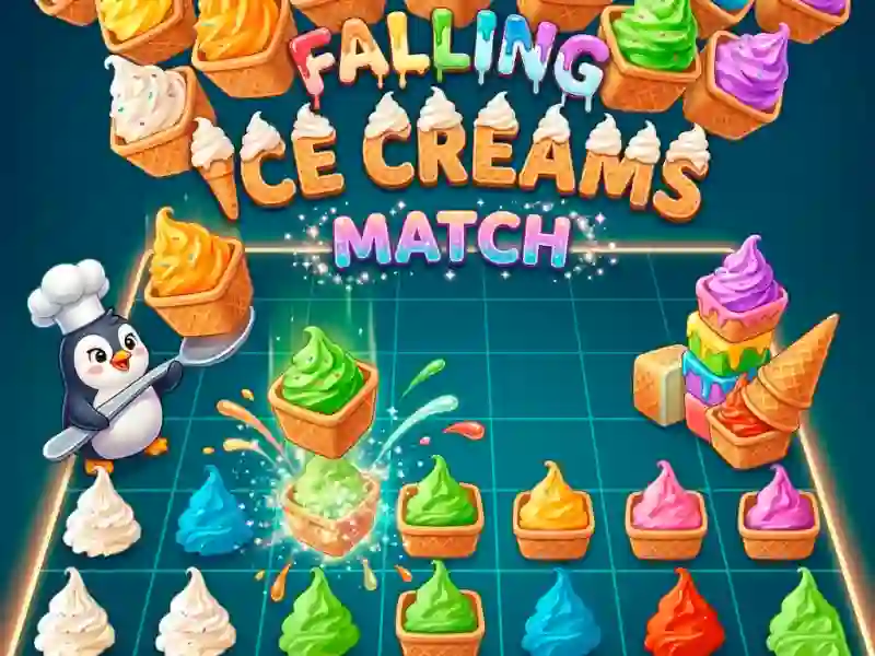 Trò chơi Falling Ice Creams Match trực tuyến