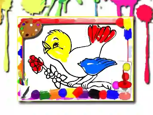 Trò chơi Birds Coloring Book trực tuyến