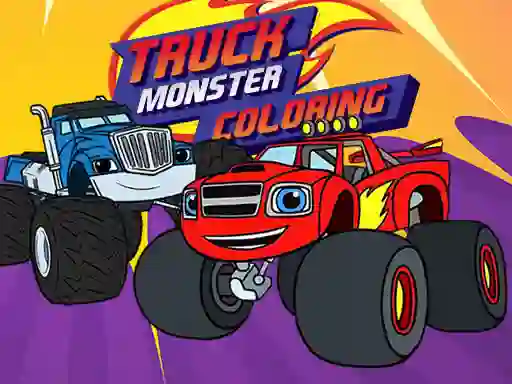 Trò chơi Truck Monster Coloring trực tuyến