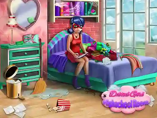 Trò chơi Dotted Girl: Highschool room trực tuyến