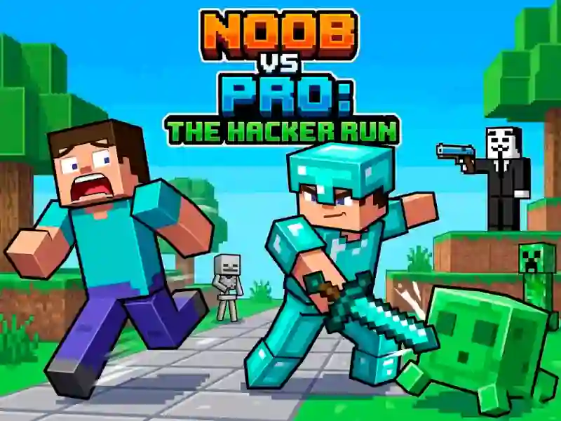 Trò chơi Noob vs Pro Help Hacker danger Hacker trực tuyến