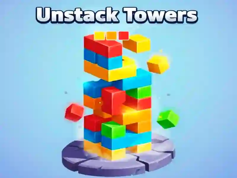 Trò chơi Unstack Towers trực tuyến