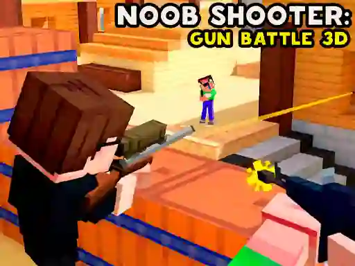 Trò chơi Noob Shooter: Gun Battle 3D trực tuyến