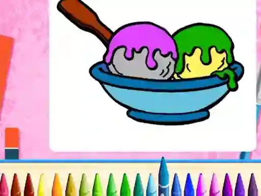 Trò chơi Online Ice Cream Coloring trực tuyến