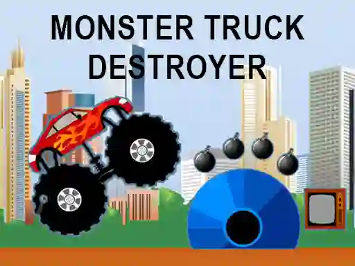 Trò chơi Monster truck destroyer trực tuyến