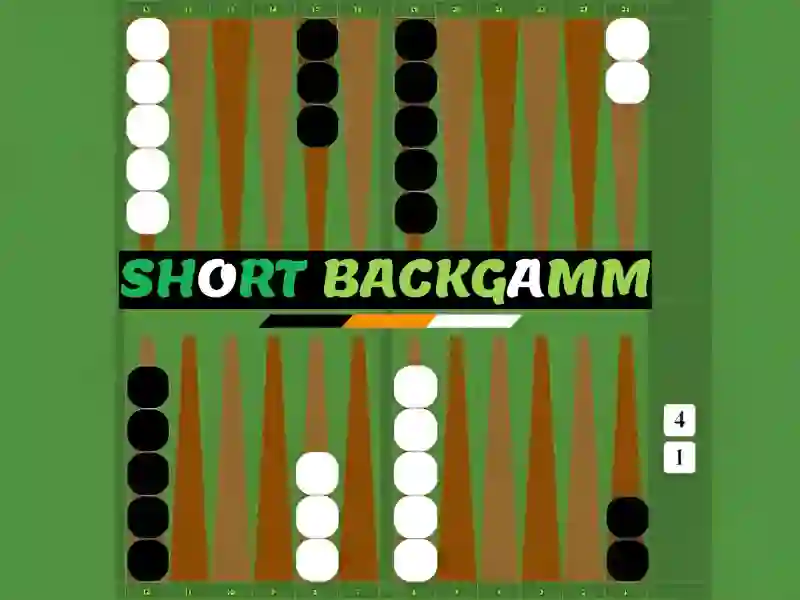 Trò chơi Short Backgammon trực tuyến