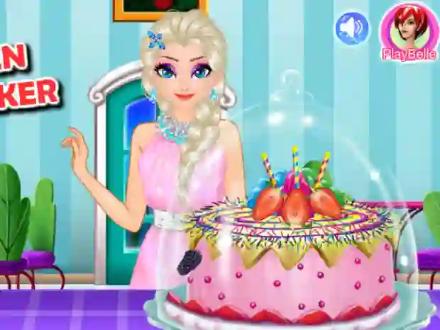 Trò chơi Ice queen royal baker trực tuyến