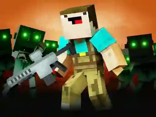 Trò chơi Noob Shooter Zombie trực tuyến