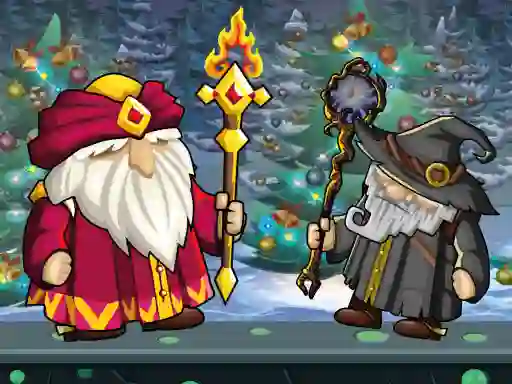 Trò chơi Wizard Santa Jump trực tuyến