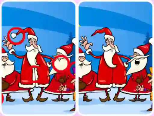 Trò chơi Christmas Photo Differences-2 trực tuyến