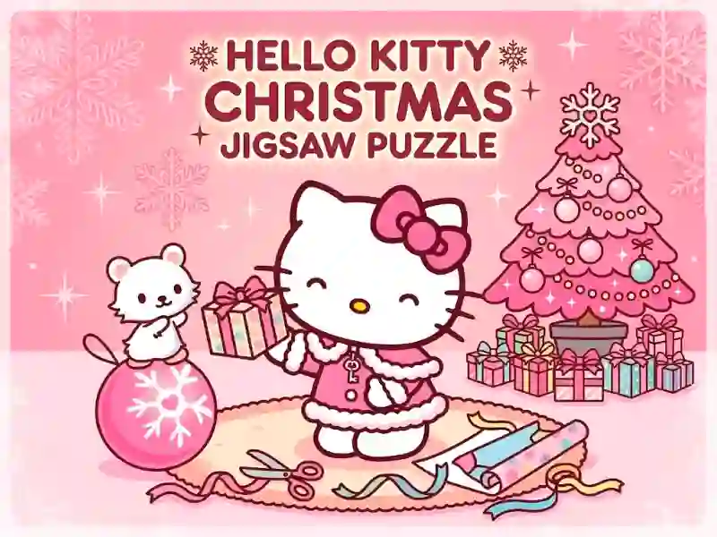 Trò chơi Hello Kitty Christmas Jigsaw Puzzle trực tuyến