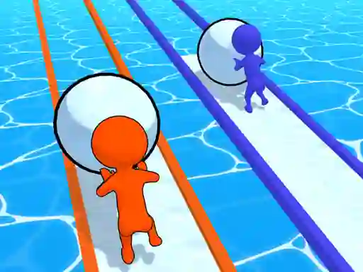 Trò chơi Snowball Racing trực tuyến