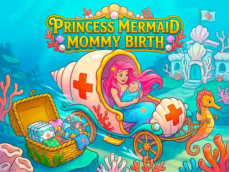 Trò chơi Princess Mermaid Mommy Birth trực tuyến